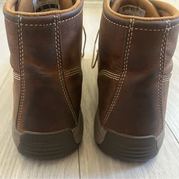 Carhartt Men's lightweight wedge Moc Toe Chukka DK Brown Work Boots sz 13 - Picture 5 of 9